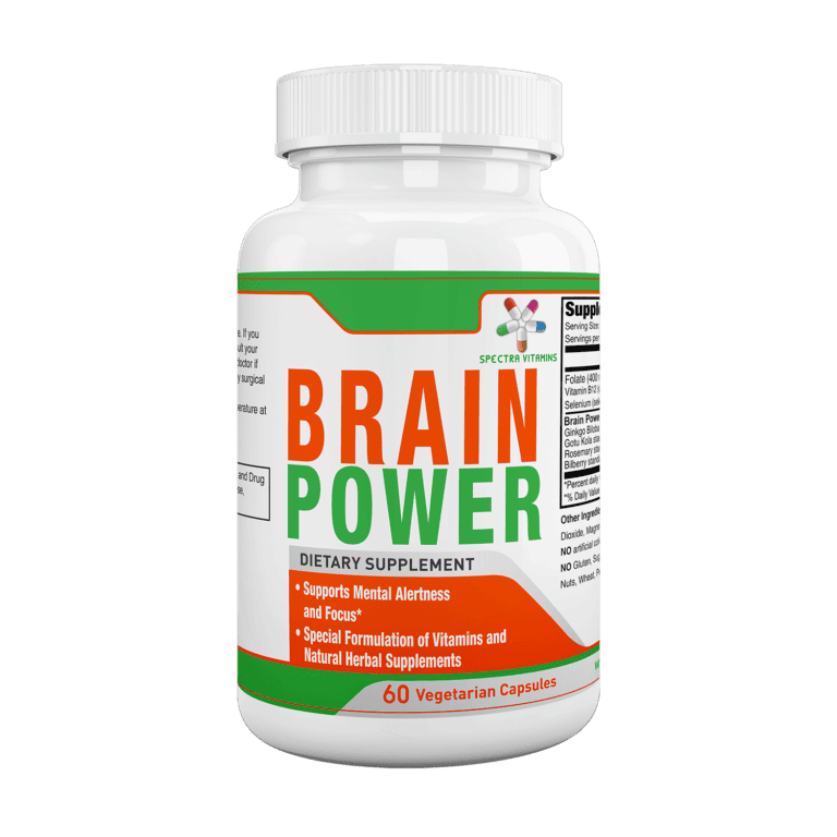 BRAIN POWER 60 caps front MEDIUM 3D anan png 11 9 21 1 | Spectra Vitamins March 26, 2026