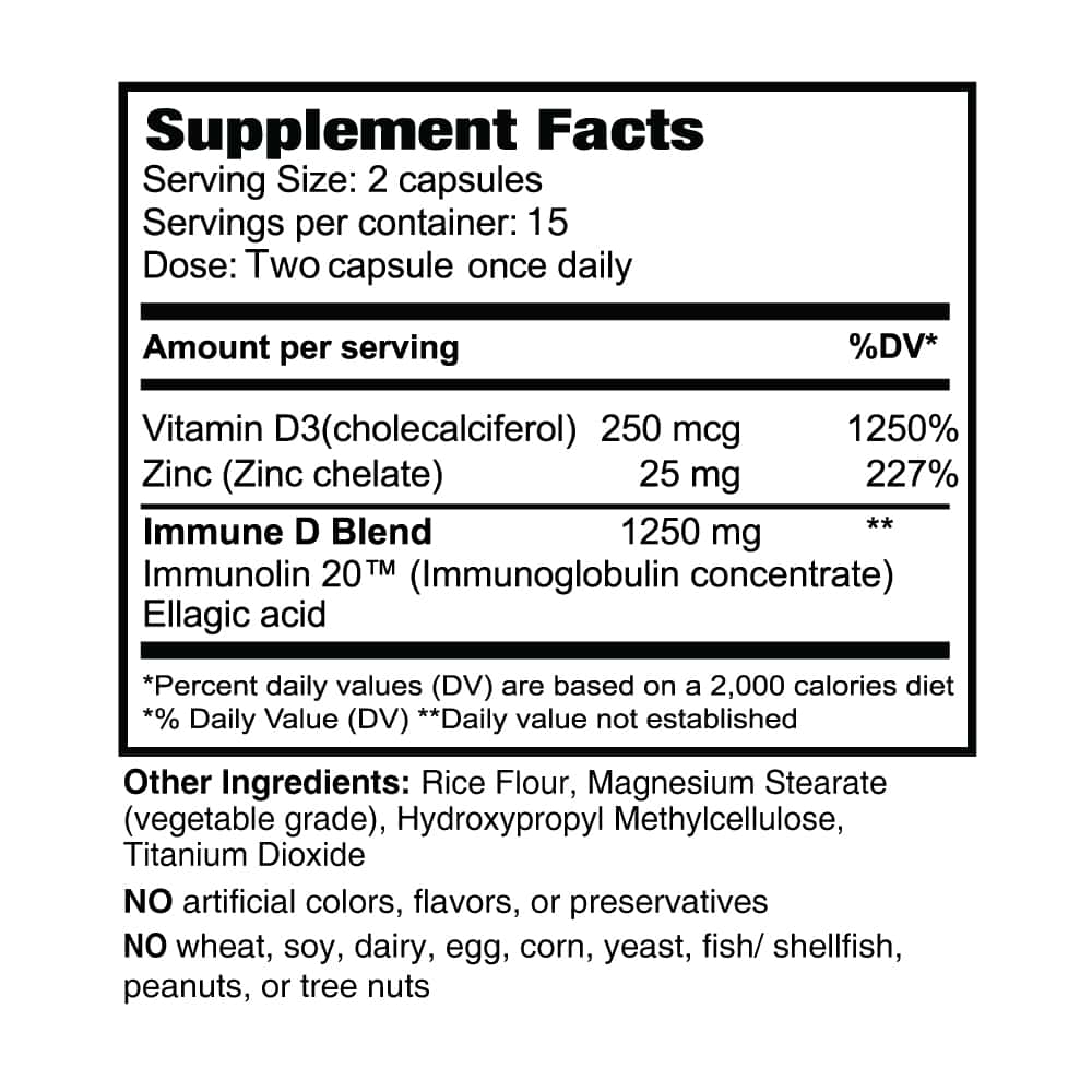 immune d label | Spectra Vitamins March 26, 2026